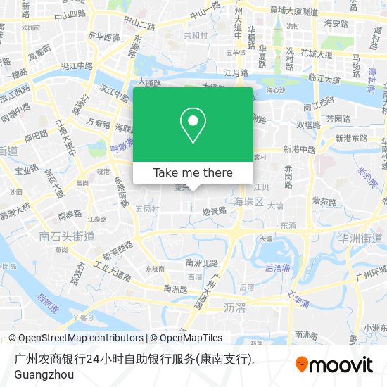 广州农商银行24小时自助银行服务(康南支行) map