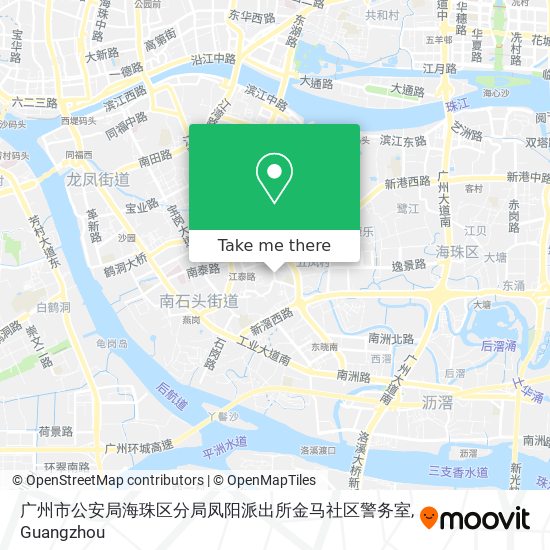广州市公安局海珠区分局凤阳派出所金马社区警务室 map