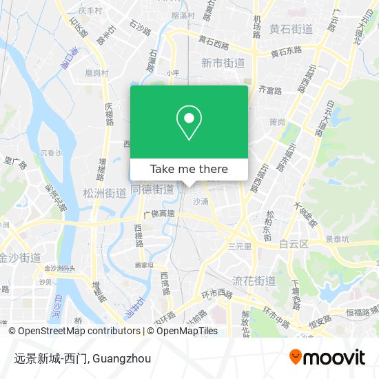 远景新城-西门 map