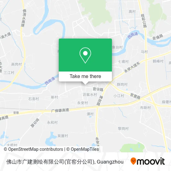 佛山市广建测绘有限公司(官窑分公司) map