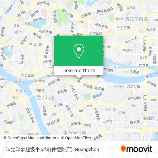 味觉印象超级牛杂铺(仲恺路店) map