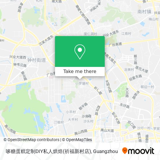 哆糖蛋糕定制DIY私人烘焙(祈福新村店) map