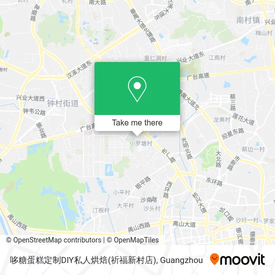 哆糖蛋糕定制DIY私人烘焙(祈福新村店) map