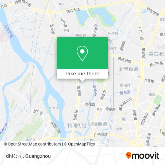dhl公司 map