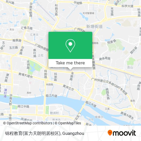 锦程教育(富力天朗明居校区) map