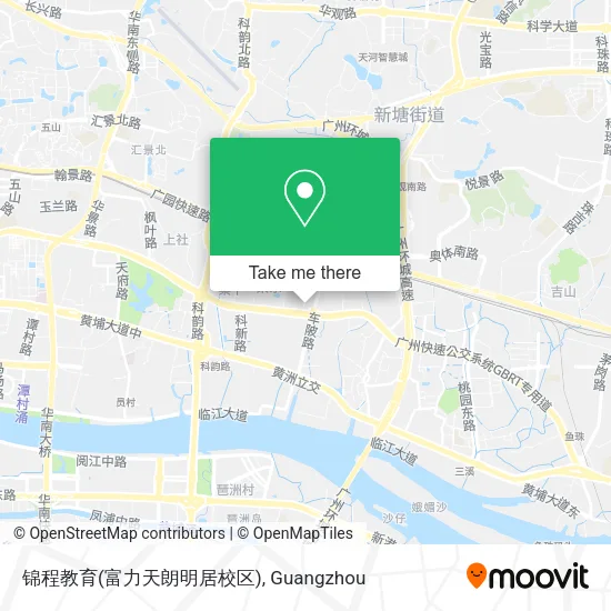锦程教育(富力天朗明居校区) map