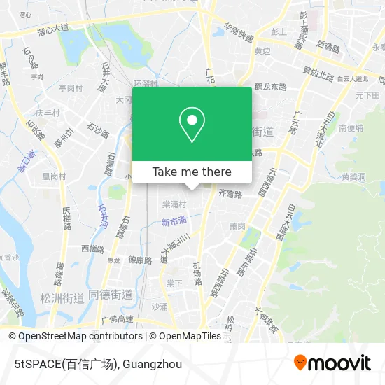 5tSPACE(百信广场) map