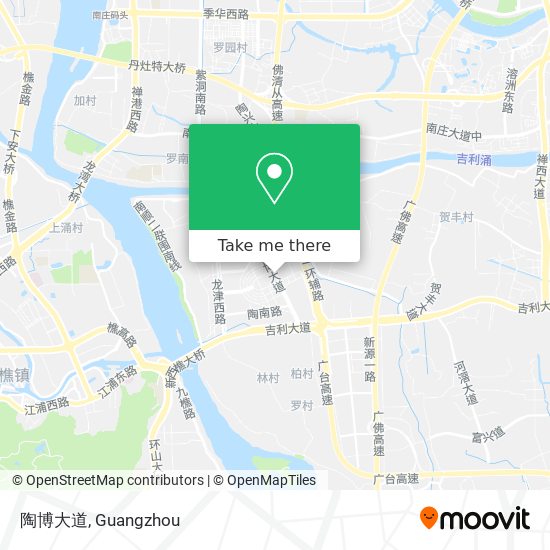 陶博大道 map
