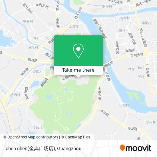 chen chen(金典广场店) map