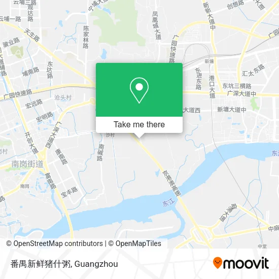 番禺新鲜猪什粥 map