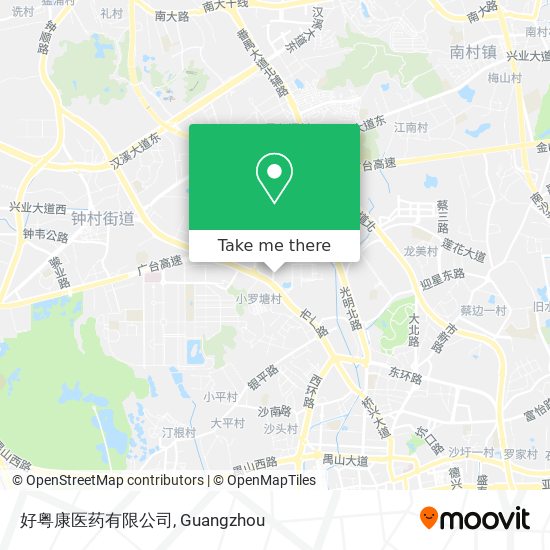 好粤康医药有限公司 map