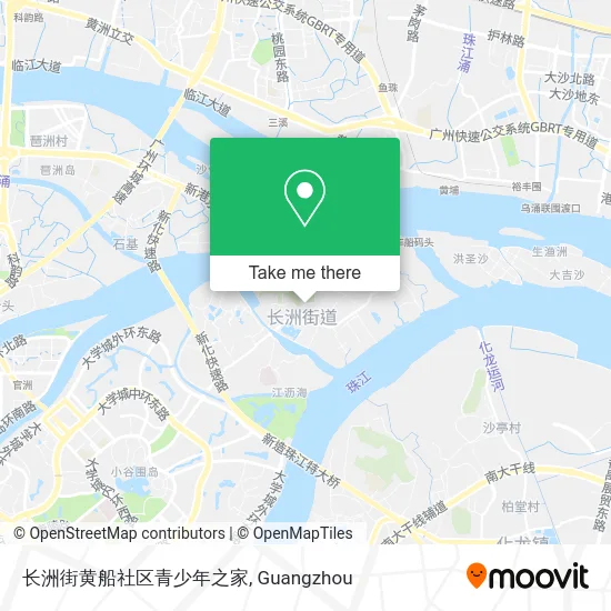 长洲街黄船社区青少年之家 map