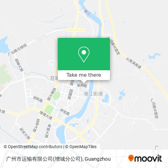 广州市运输有限公司(增城分公司) map