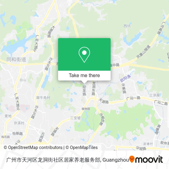 广州市天河区龙洞街社区居家养老服务部 map