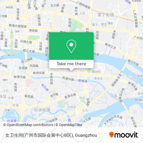 女卫生间(广州市国际会展中心B区) map
