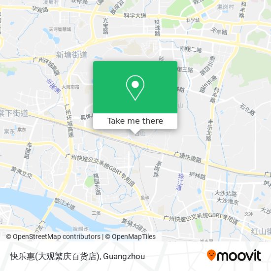 快乐惠(大观繁庆百货店) map