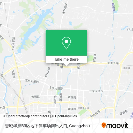雪域华府B3区地下停车场南出入口 map