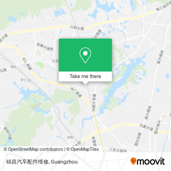 锦昌汽车配件维修 map