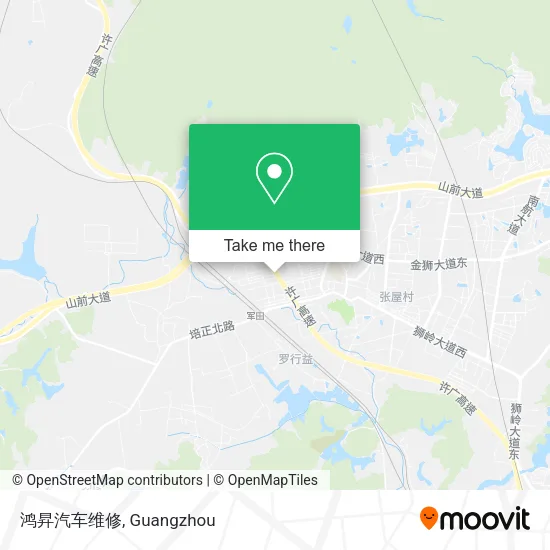 鸿昇汽车维修 map
