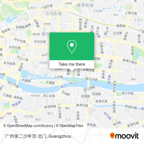 广州第二少年宫-北门 map