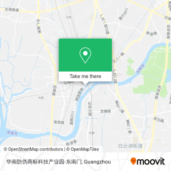 华南防伪商标科技产业园-东南门 map