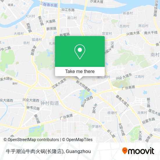 牛乎潮汕牛肉火锅(长隆店) map