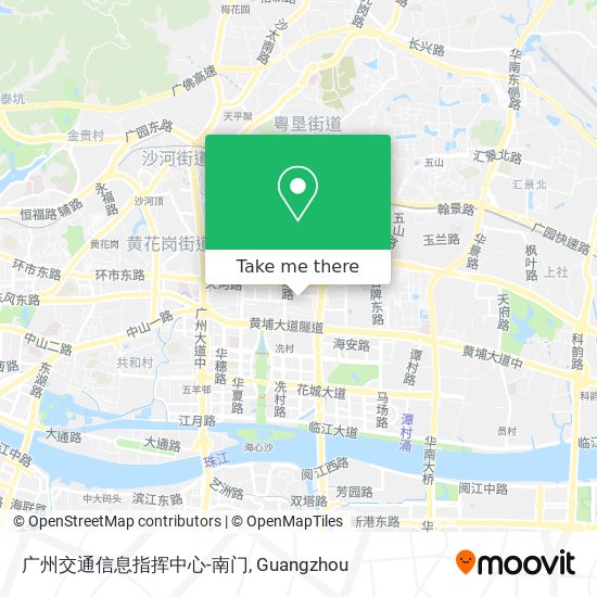 广州交通信息指挥中心-南门 map