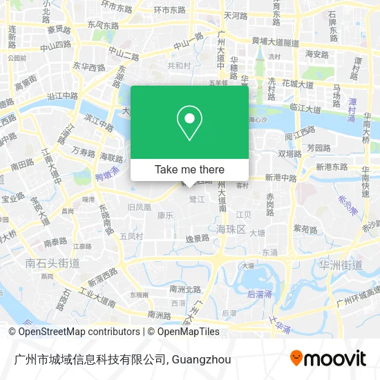 广州市城域信息科技有限公司 map