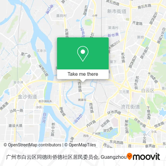 广州市白云区同德街侨德社区居民委员会 map