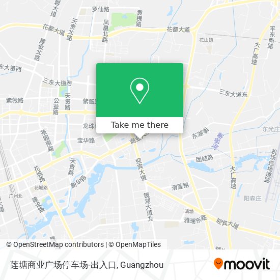莲塘商业广场停车场-出入口 map