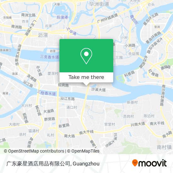 广东豪星酒店用品有限公司 map