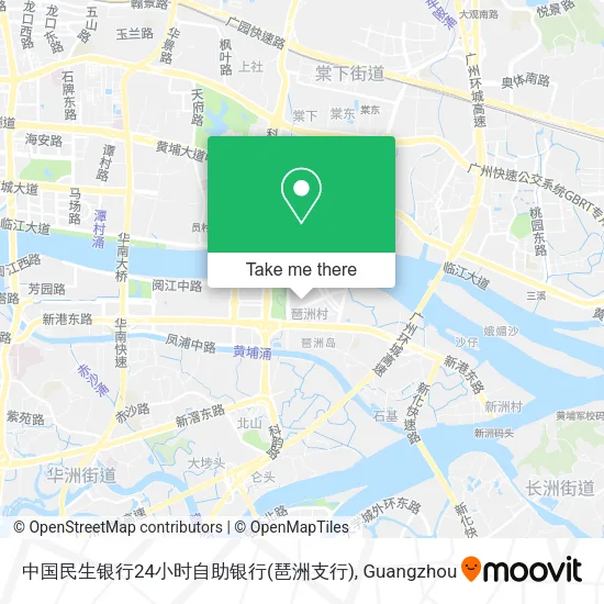 中国民生银行24小时自助银行(琶洲支行) map