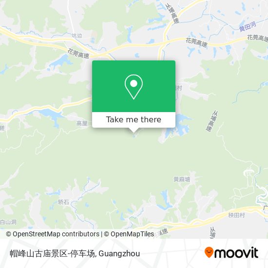 帽峰山古庙景区-停车场 map