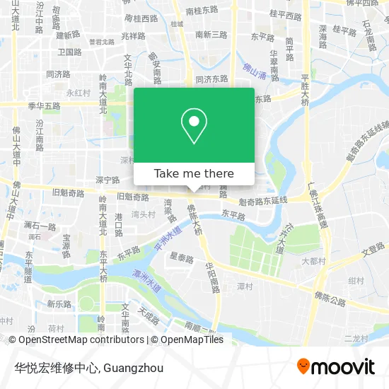 华悦宏维修中心 map