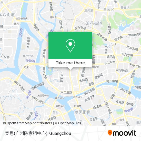 竞思(广州陈家祠中心) map