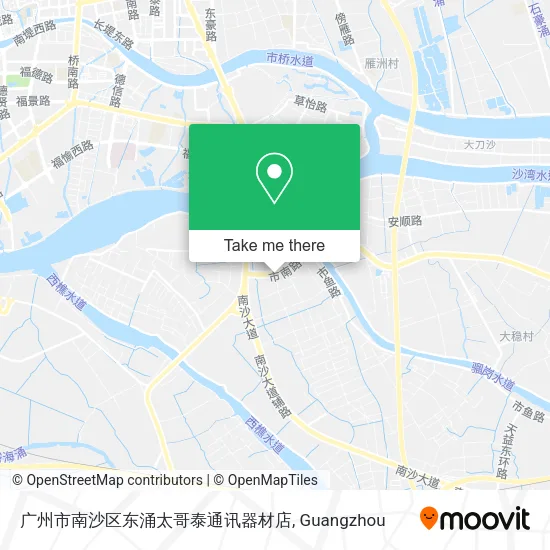 广州市南沙区东涌太哥泰通讯器材店 map