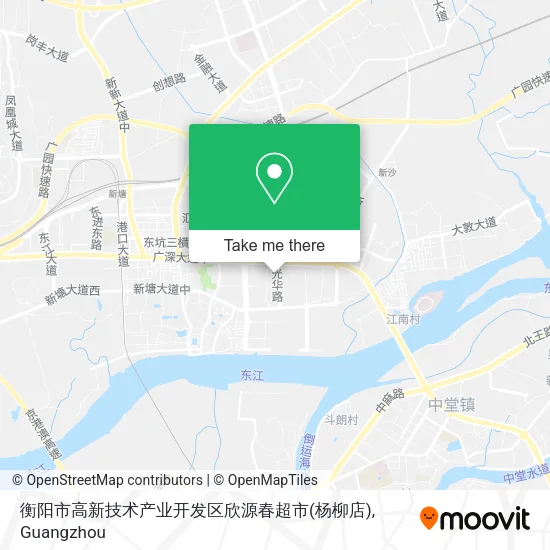 衡阳市高新技术产业开发区欣源春超市(杨柳店) map