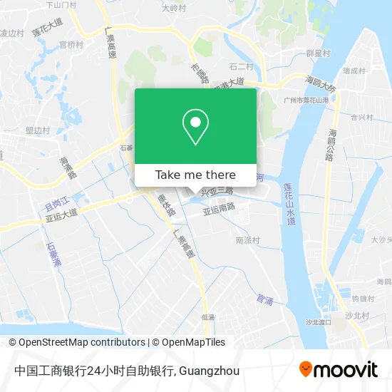 中国工商银行24小时自助银行 map