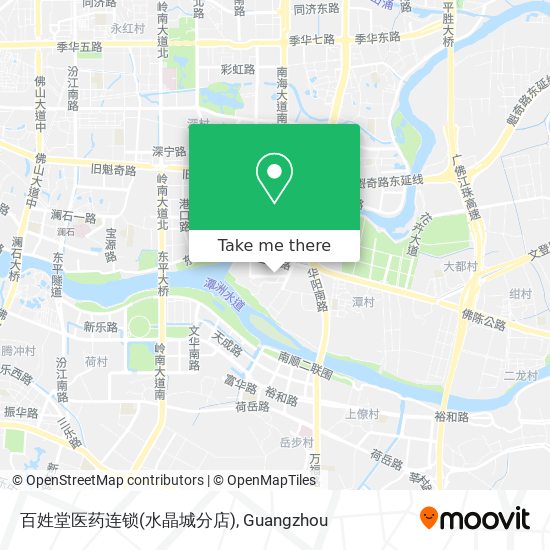 百姓堂医药连锁(水晶城分店) map