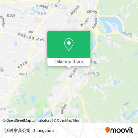 沃时家具公司 map