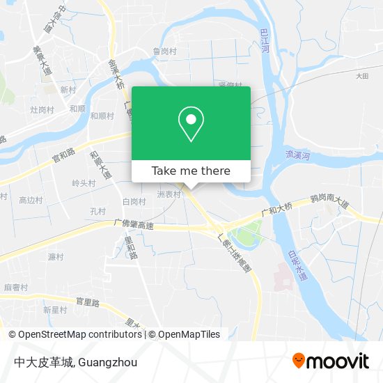 中大皮革城 map