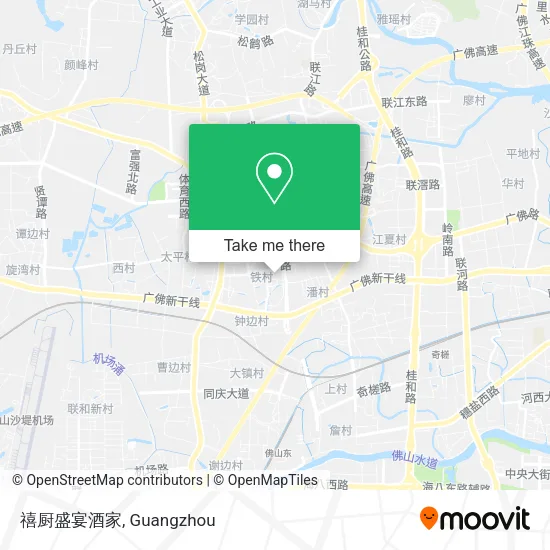 禧厨盛宴酒家 map