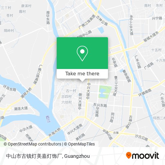 中山市古镇灯美嘉灯饰厂 map
