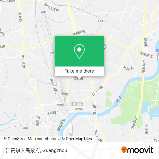 江高镇人民政府 map