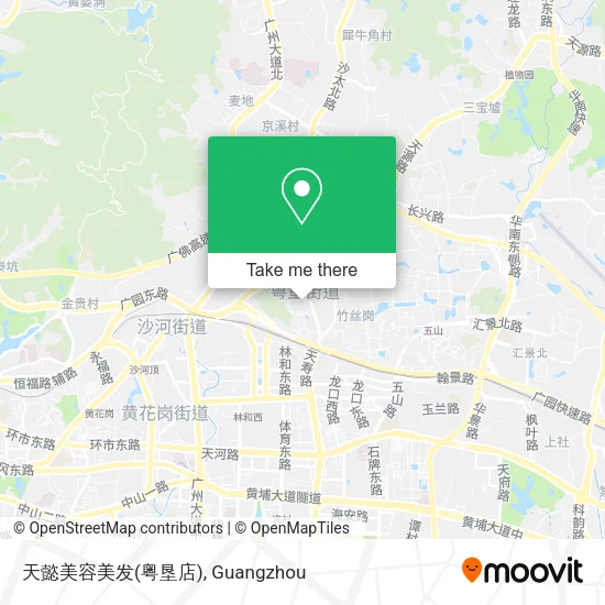 天懿美容美发(粤垦店) map