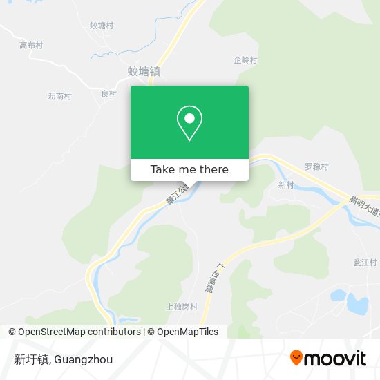 新圩镇 map