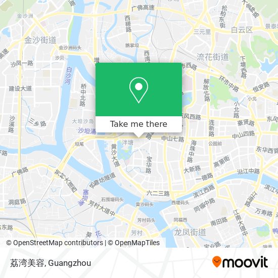 荔湾美容 map