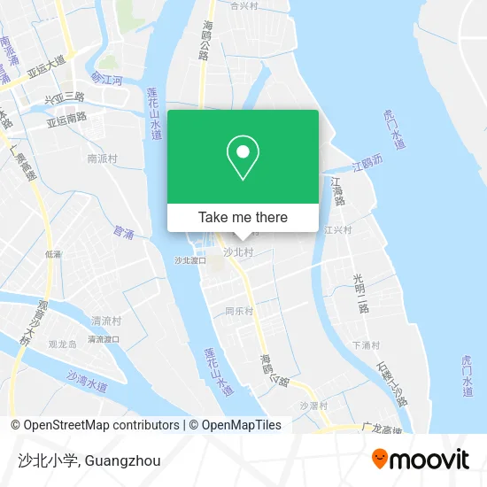 沙北小学 map