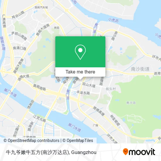 牛九爷嫩牛五方(南沙万达店) map