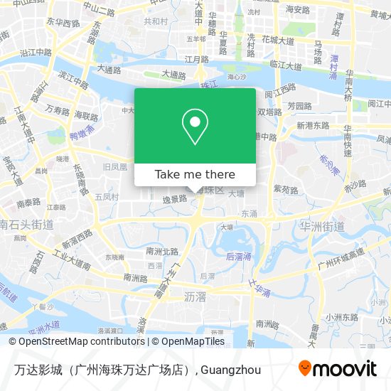 万达影城（广州海珠万达广场店） map